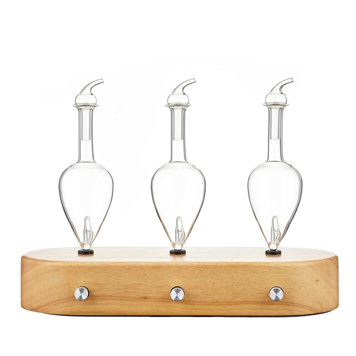 Premium Light Wood Aromatherapy Diffuser for Large Spaces - Nebulizing Essential Oil Diffuser for Home, Office, Yoga & Spa Relaxation