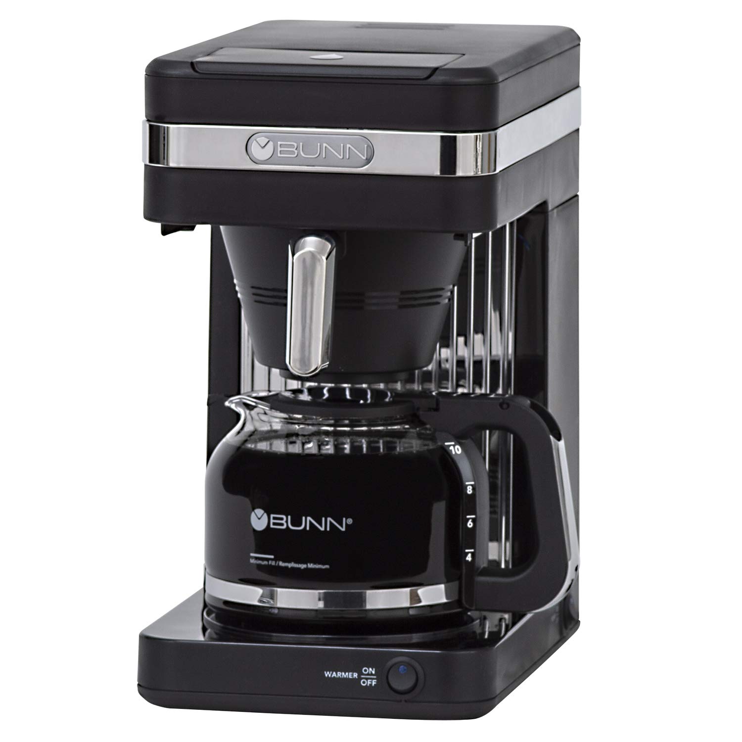 BUNN CSB2B Speed Brew Elite 10-Cup Coffee Maker - Fast Brewing, Black/Stainless Steel - Perfect for Home, Office & Restaurants