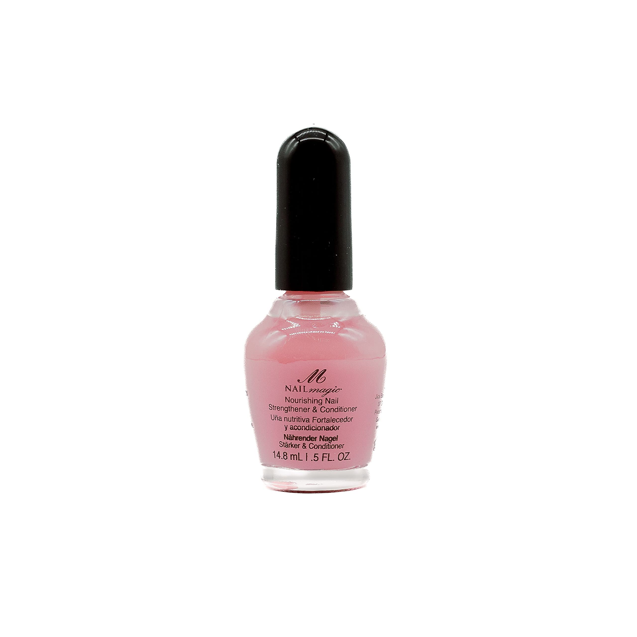 NAIL MAGIC Nourish - Keratin Nail Strengthener & Conditioner Polish for Thicker Nails Growth | Hydrating Treatment for Weak, Brittle Nails | At-Home Nail Care Solution (14.8mL) - Perfect for Salon-Quality Manicures & Healthy Natural Nails