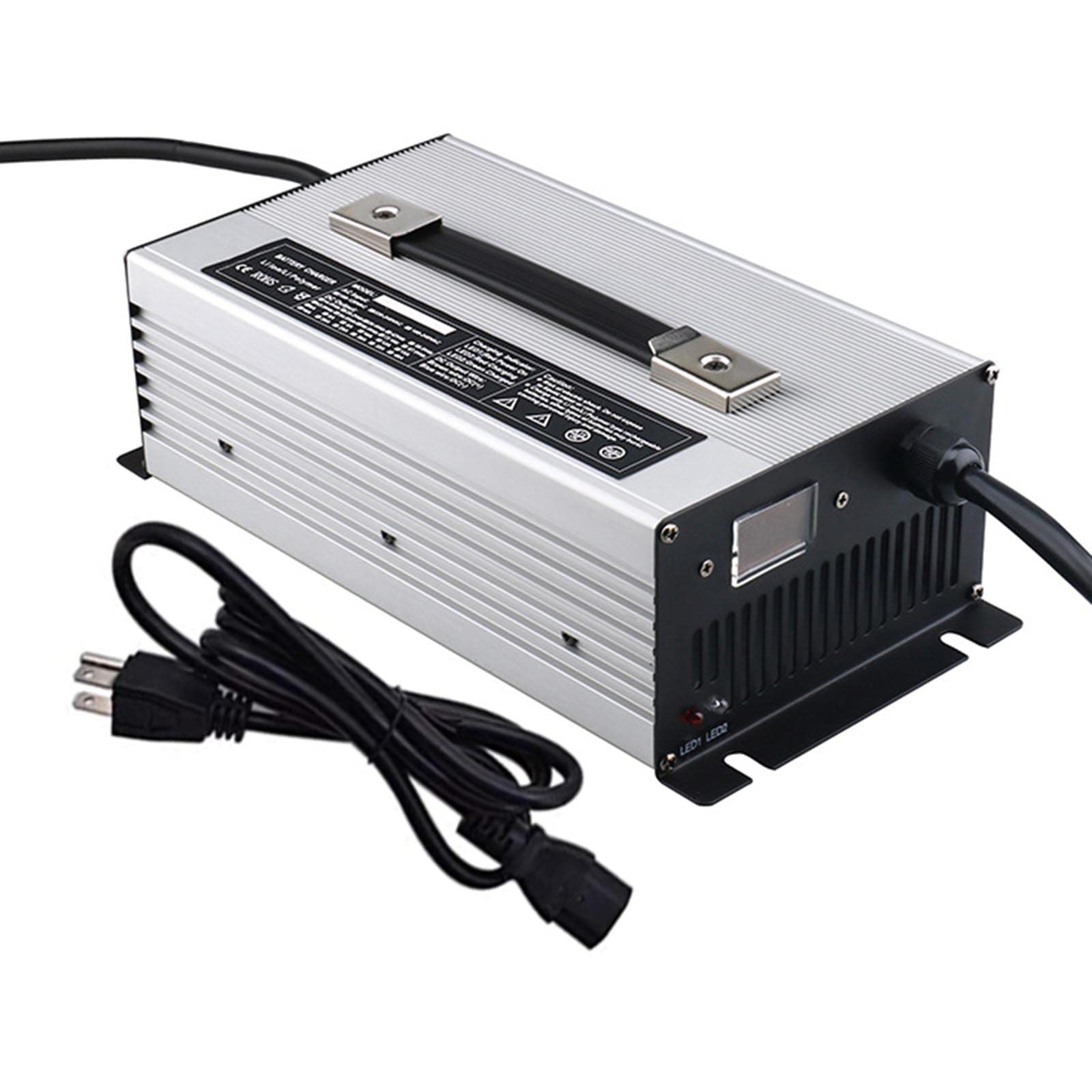 48V 25A Lead Acid Battery Charger for Electric Cars & Forklifts | Fast Charging, Waterproof & Durable | Perfect for Warehouses, Golf Carts & Industrial Vehicles