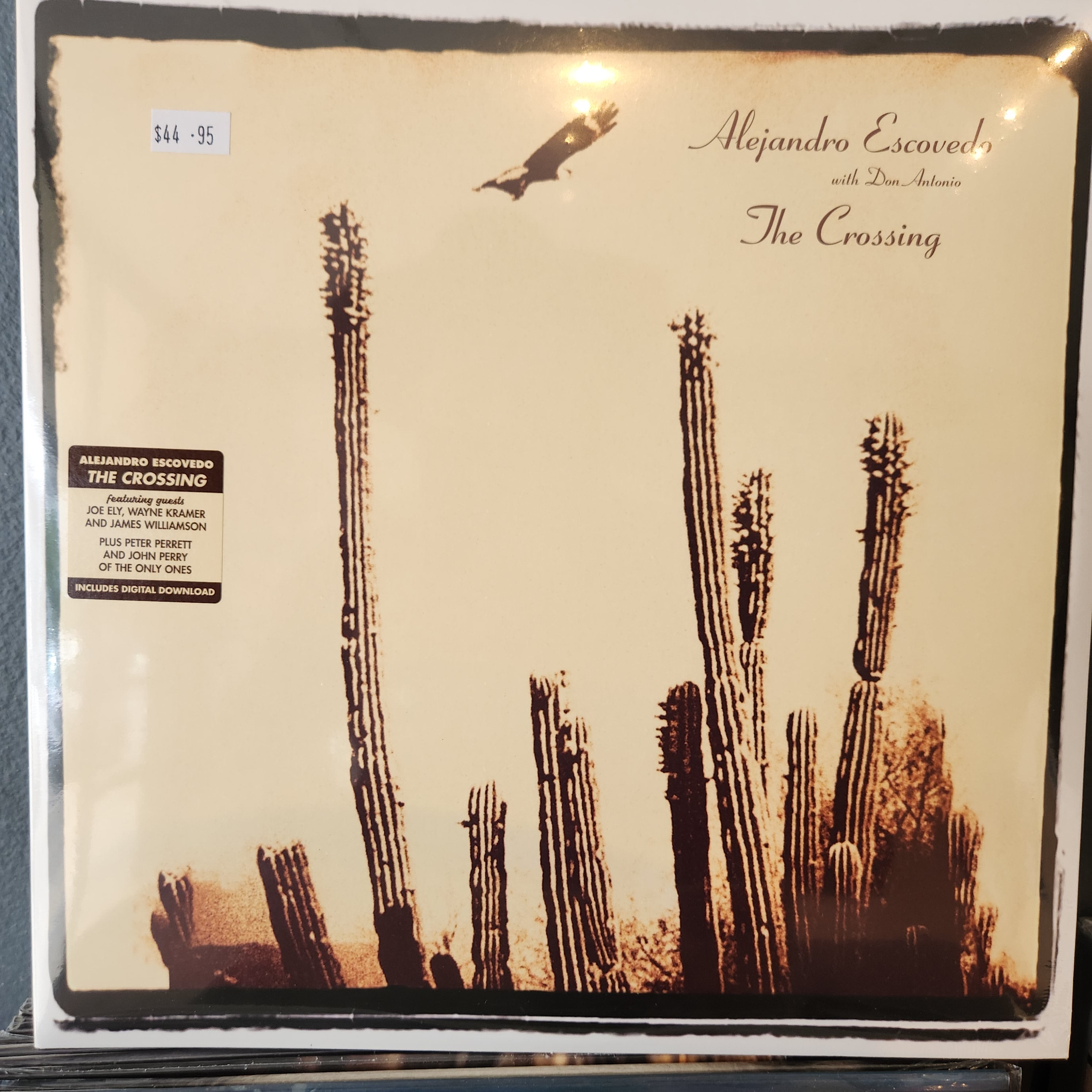 Alejandro Escovedo The Crossing Vinyl LP Record | Alternative Rock Music Album | Perfect for Music Collectors & Vinyl Enthusiasts | Great for Home Listening & Gifts