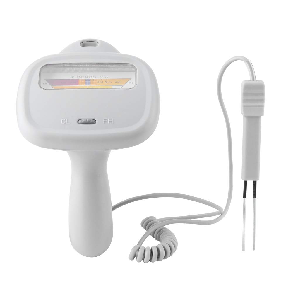 Yunir Digital Water Quality Tester - Accurate Pool Chlorine & pH Meter with Dual Needle Probe | Professional Swimming Pool Maintenance Tool | Ideal for Aquaculture, Spa, and Home Pool Water Testing