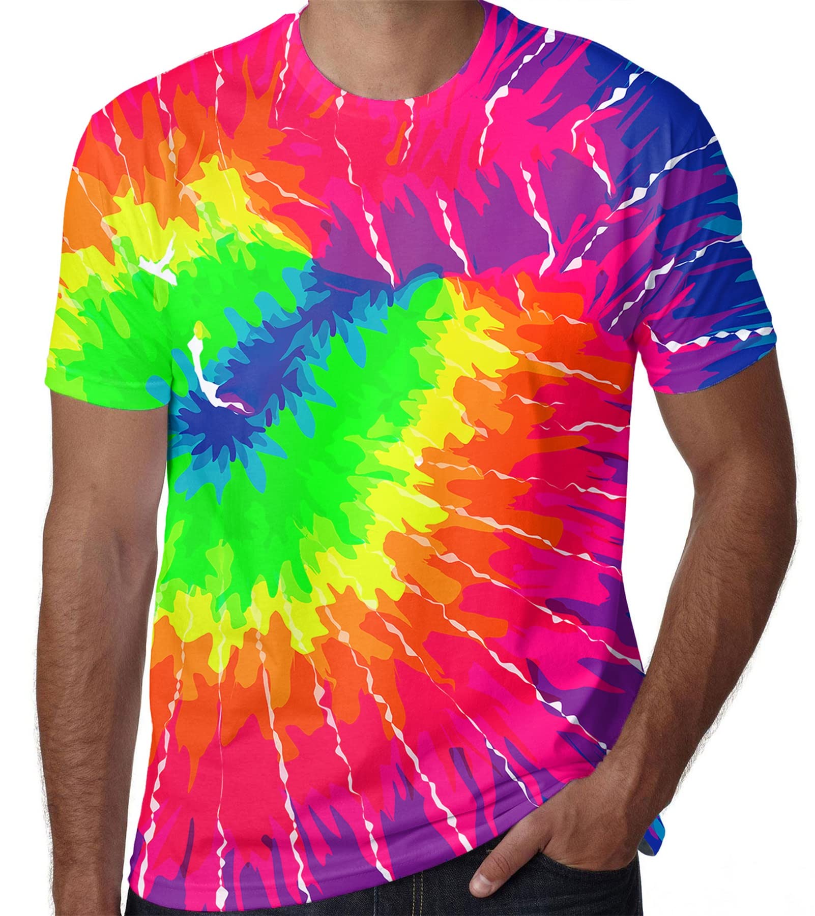 SYAIMN Unisex 3D Printed T-Shirts - Funny Graphic Tees for Men & Women | Colorful Summer Tops | Perfect for Casual Wear, Parties & Gifts