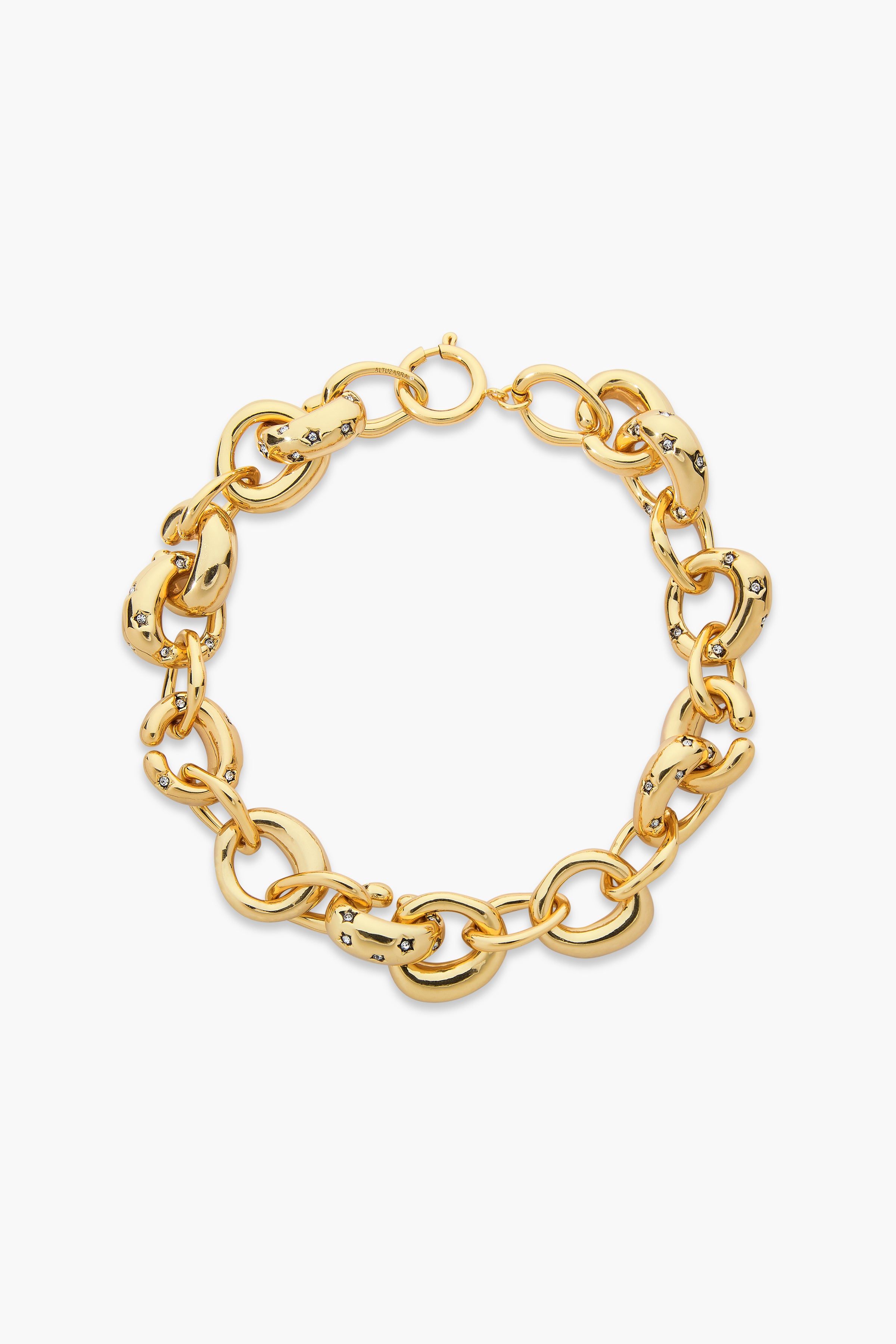 Chunky Link Choker Necklace for Women - Trendy Layered Statement Jewelry for Parties, Date Night & Everyday Wear
