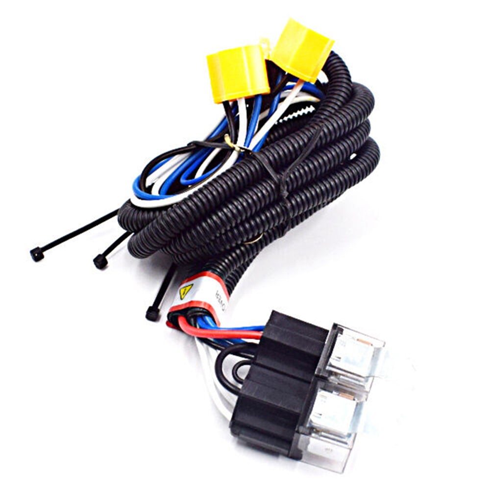 Jeep Anti Flicker Wiring Harness Kit - Compatible with LED Headlights & Fog Lights - Eliminates Flickering Issues for Smooth Lighting - Perfect for Off-Roading & Night Driving