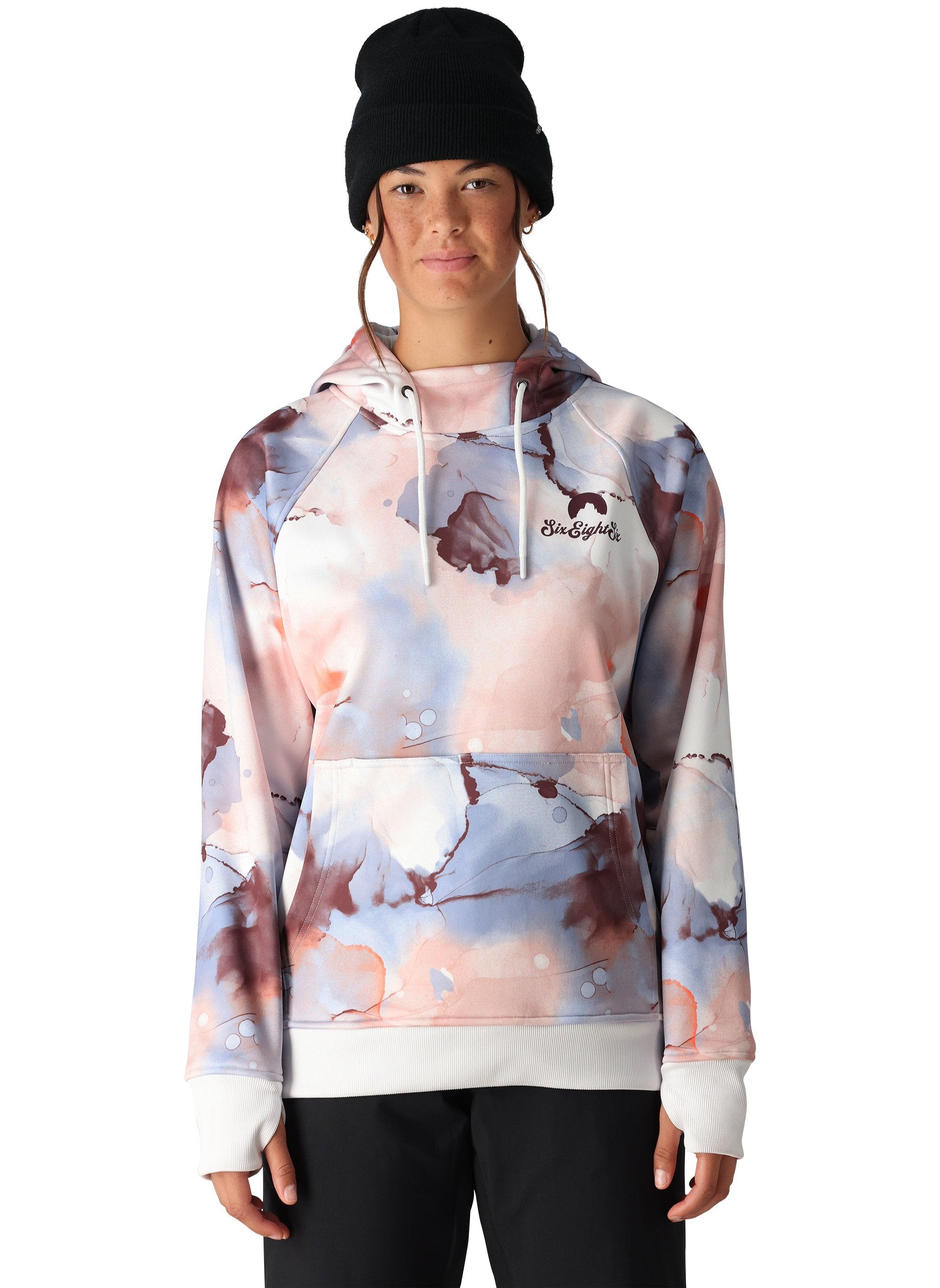686 Women's Bonded Fleece Pullover Hoody - Winter Warm Fleece-Lined Hooded Sweatshirt for Outdoor Activities & Casual Wear 2025