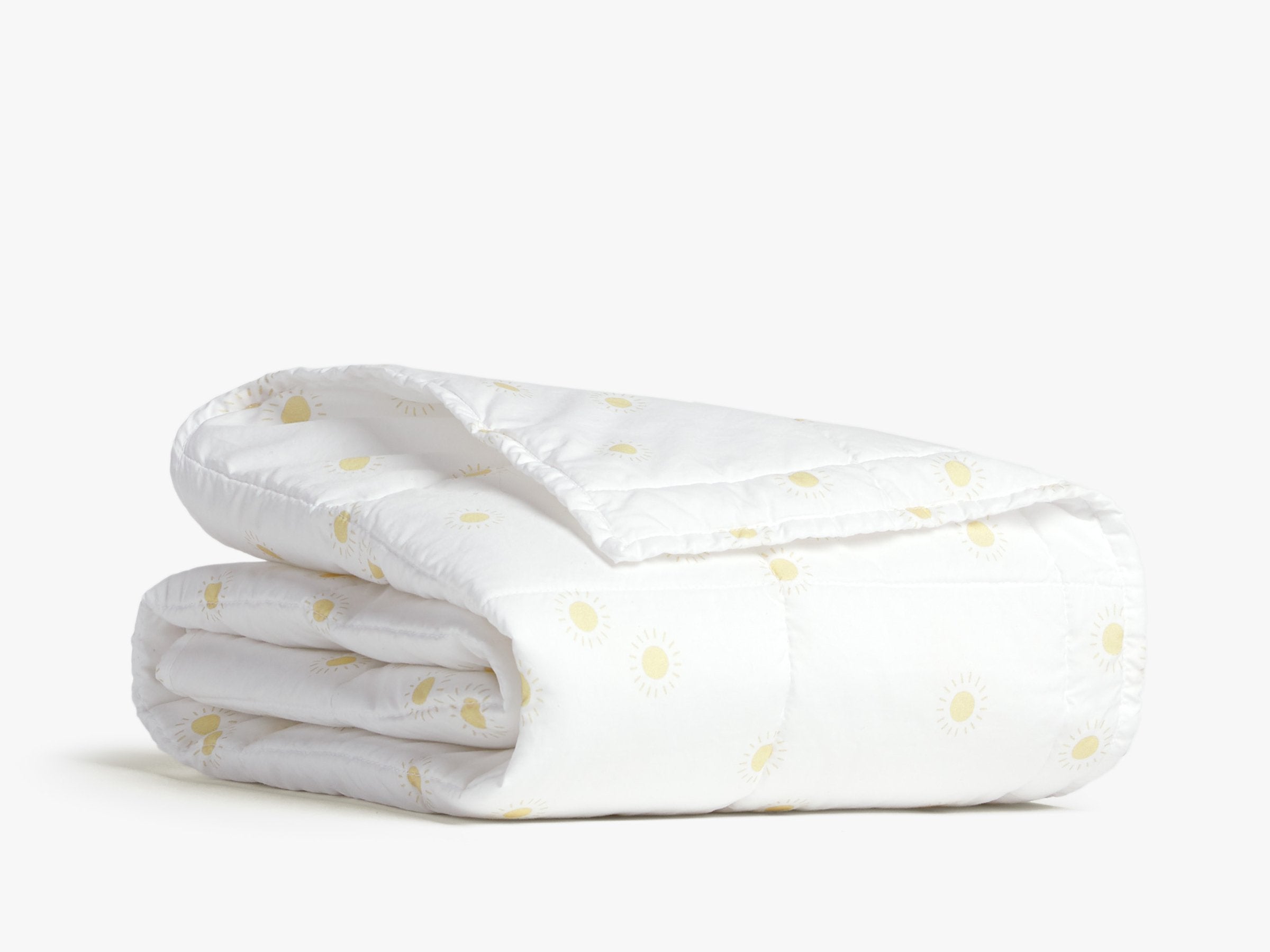 Sunburst Toddler Quilt - Soft & Cozy Baby Blanket for Boys & Girls - Perfect for Nursery, Stroller, Crib & Playtime - Machine Washable Cotton Quilted Blanket