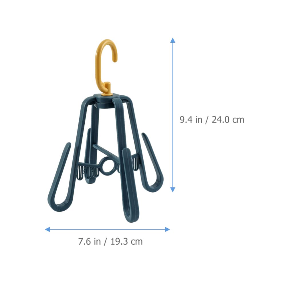 Holibanna Foldable Bike Hooks & Shoe Hangers - 3pcs Wall Mounted Rotating Drying Shoe Rack Organizer for Home Storage | Perfect for Small Spaces, Closet Organization & Drying Wet Shoes