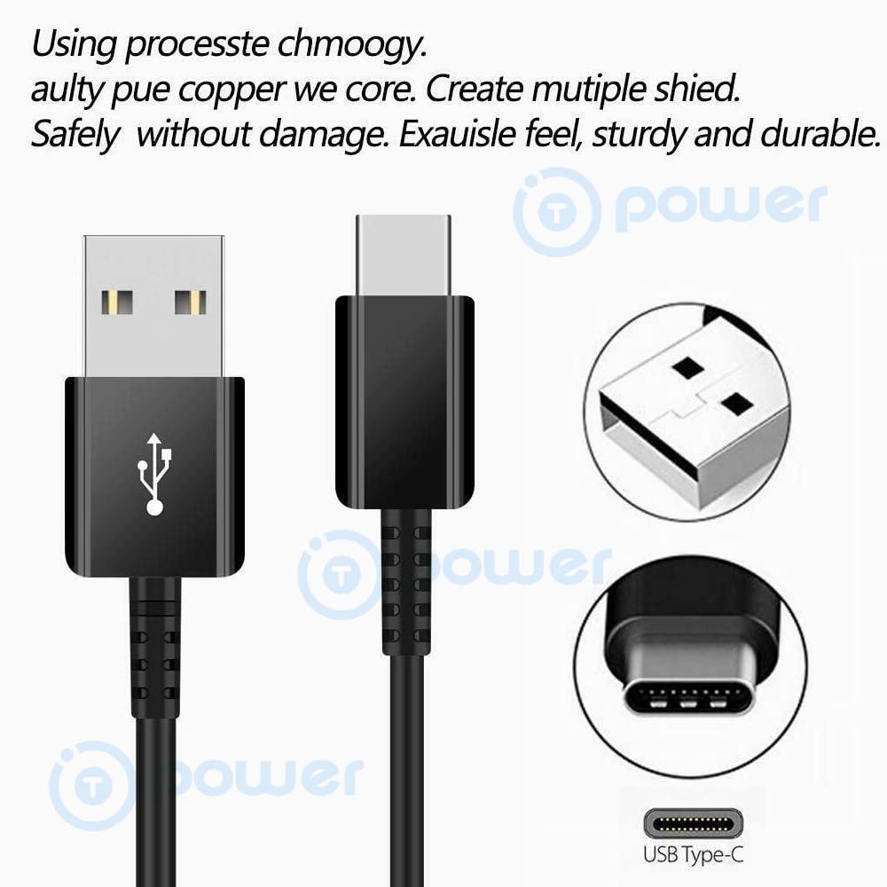 T POWER USB-C Charging Cable for Heated Eye Mask - Compatible with Legiral Le4 Mini, Renpho RP-GM171, Bob and Brad Q2, RF-EM001 Models - Fast Charging Cord for Eye Massager & Sleep Mask - Perfect for Home, Office & Travel Use