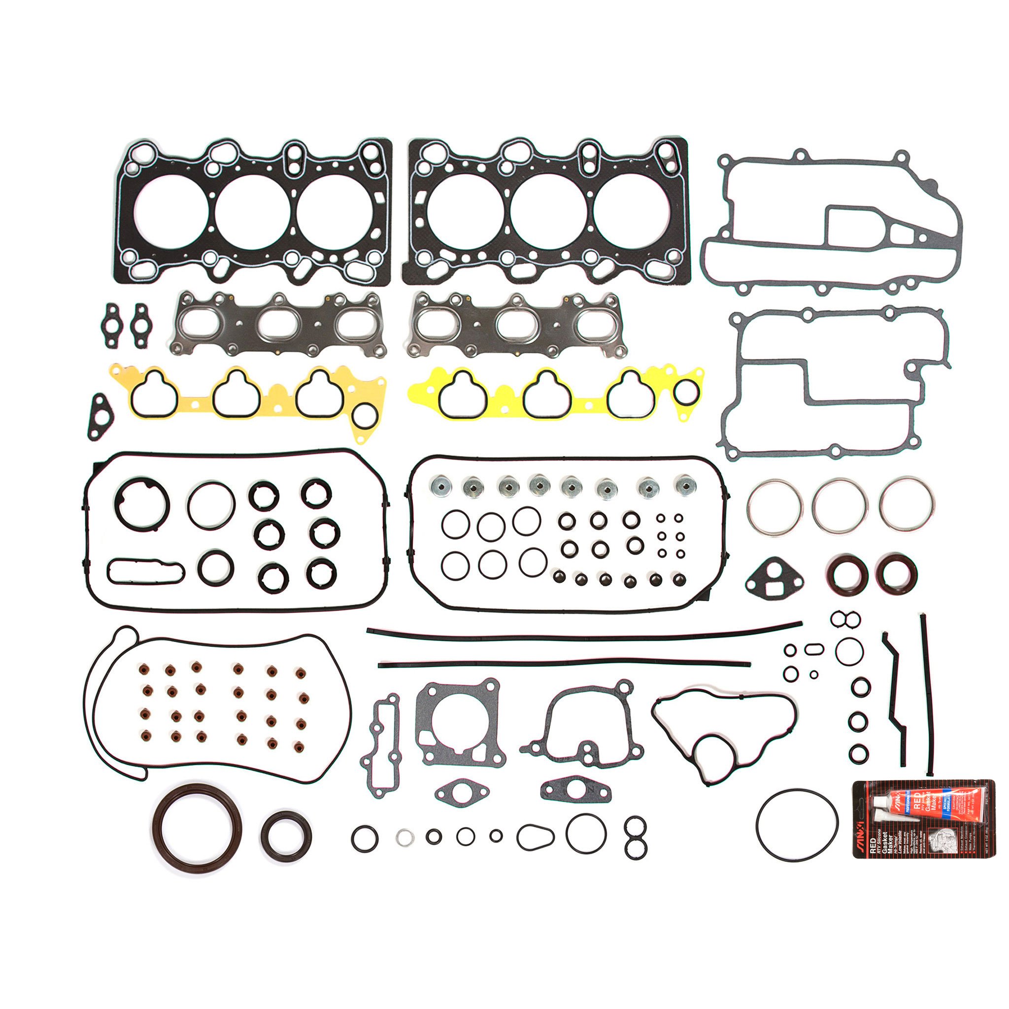 MA-4216918504 Full Gasket Set Compatible With Acura TL Legend 3.2L C32A1 C32A6 SOHC Engine - Perfect for Engine Rebuild & Maintenance