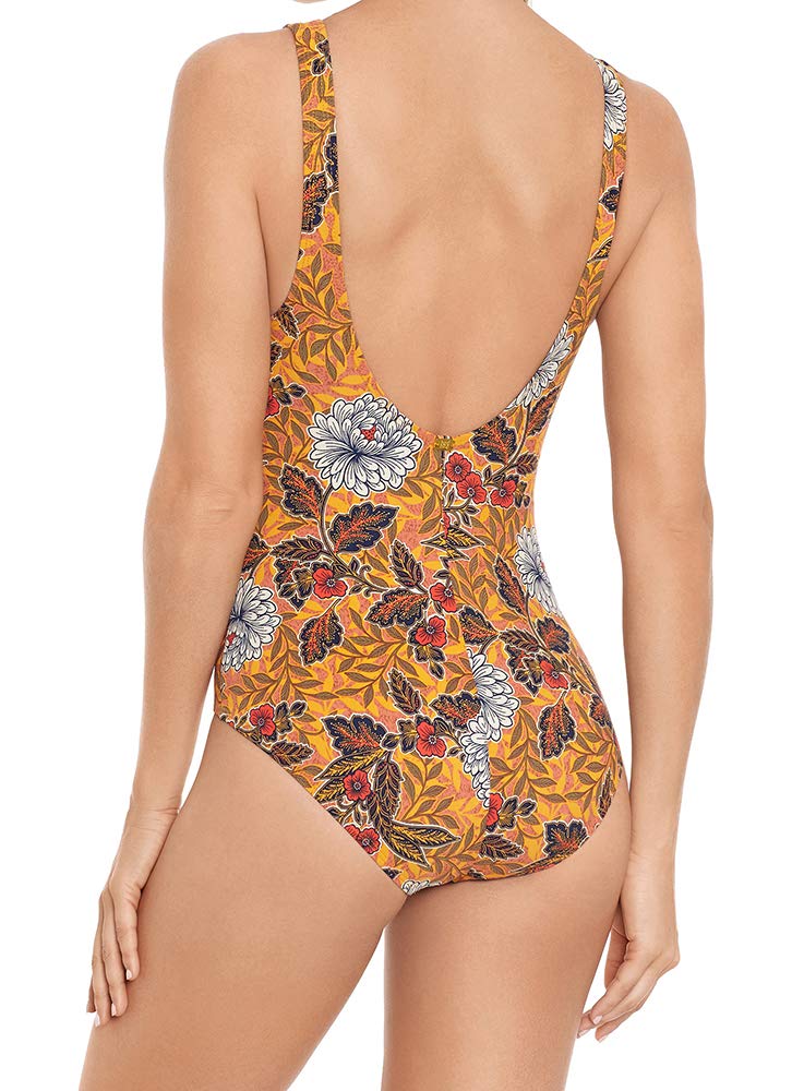 Rhiannon Gypsy Plunging Neckline Soft Cup One Piece Swimsuit for Women - Sexy & Comfortable Bathing Suit for Beach, Pool & Vacation