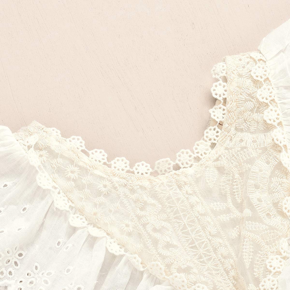 Newborn Baby Girls Clothes | Infant Ruffle Sleeveless Romper Bodysuit with Lace Tutu Dress | Cute Jumpsuit Outfits for 0-12 Months | Perfect for Photoshoots, Parties & Special Occasions