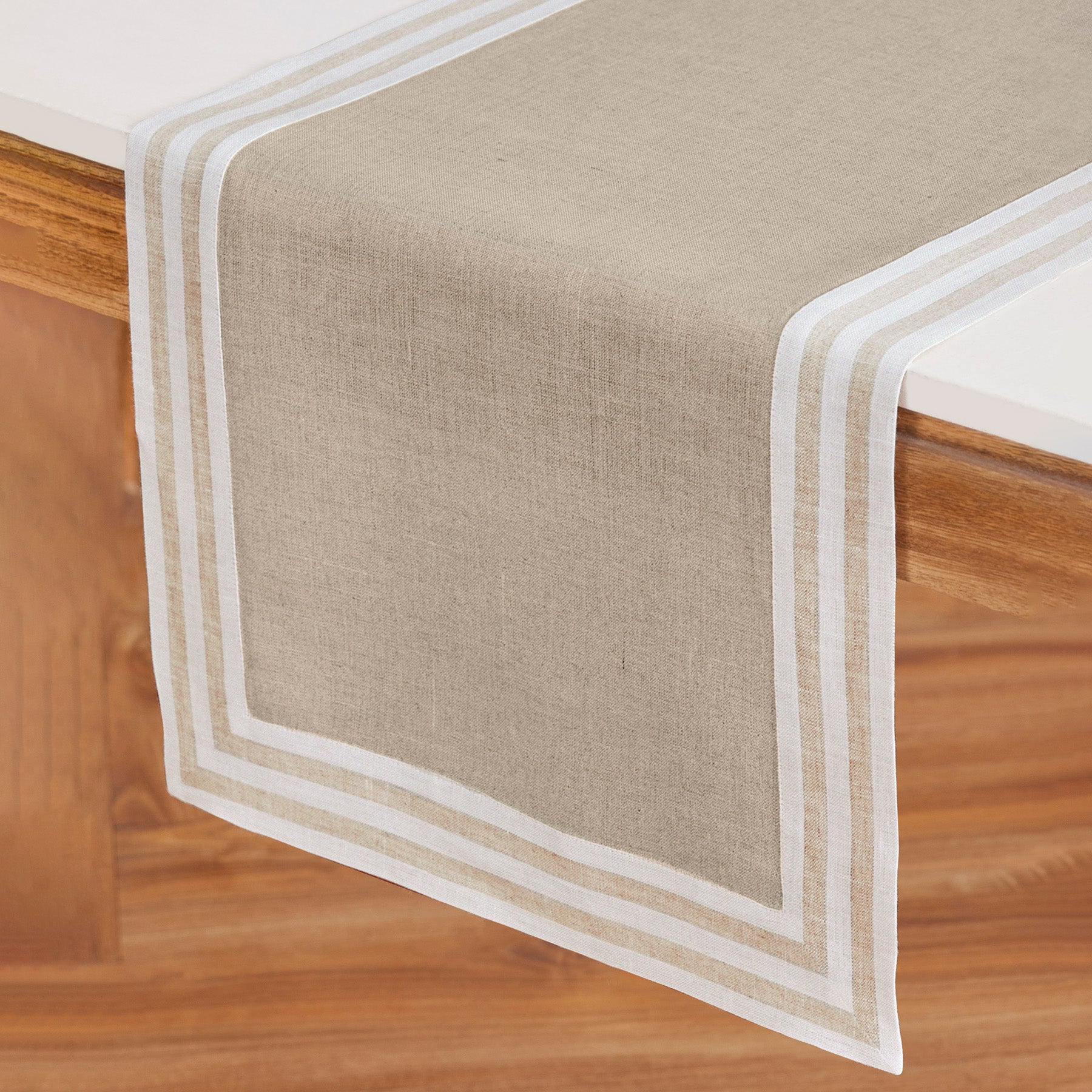 Elegant Mila Table Runner - Premium Linen Dining Decor for Weddings, Holidays & Everyday Use