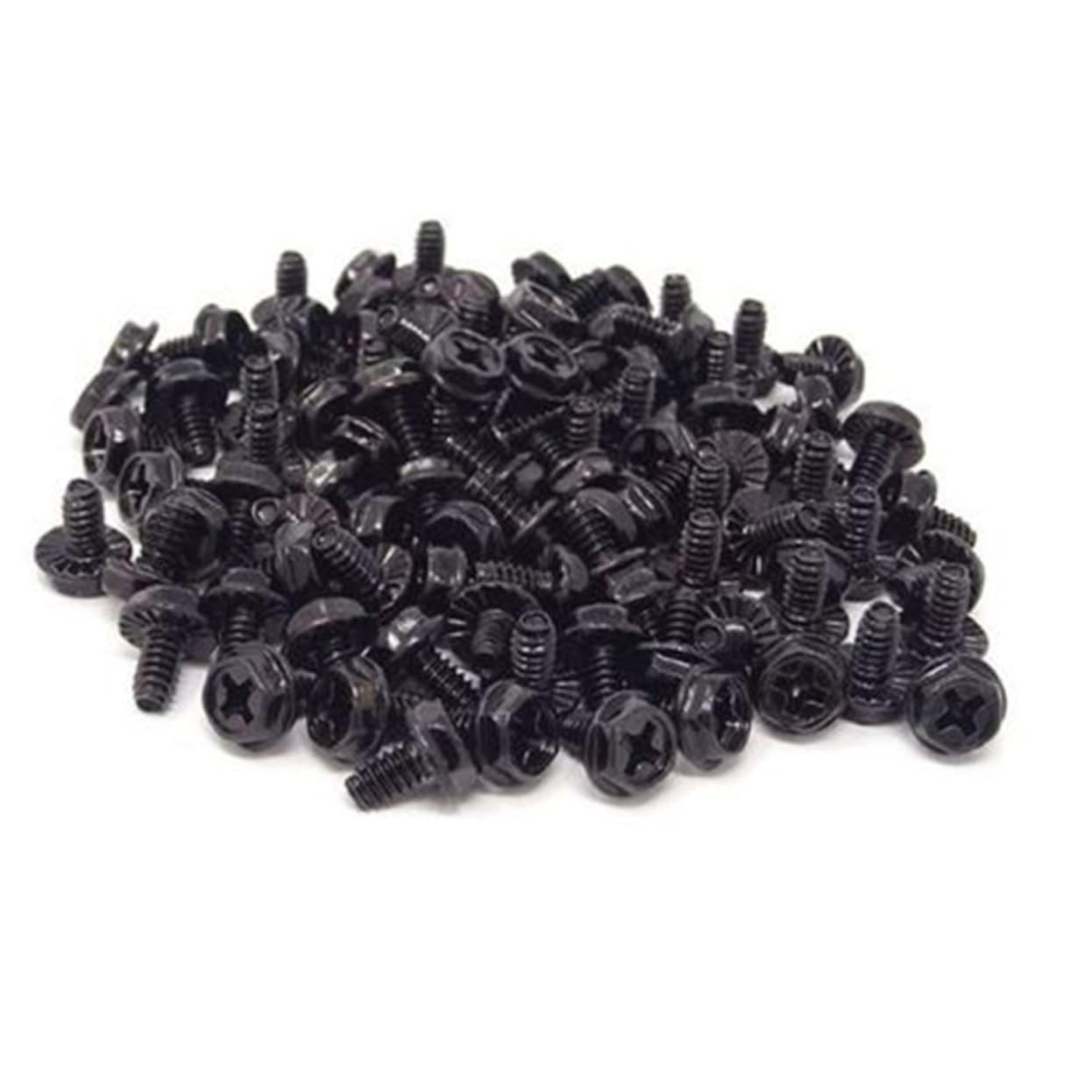 Mikikit 100 Pcs PCI Screws for Computer Case - Thumb Screws, Power Supply Screws & Chassis Fasteners - Replacement Accessories for PC Building & Repair (Ideal for DIY, Upgrades & Maintenance)