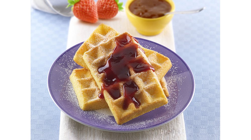 Silikomart Professional SF155 Silicone Waffle Mold - Non-Stick Baking Mold for Perfect Homemade Waffles, Pancakes, and Desserts - Ideal for Kitchen, Breakfast, and Party Use