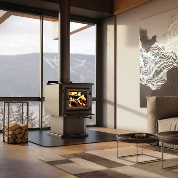 Ventis HES140 EPA Certified Wood Burning Stove for Home Heating - Efficient & Eco-Friendly Fireplace Insert for Cabin, RV, or Outdoor Use