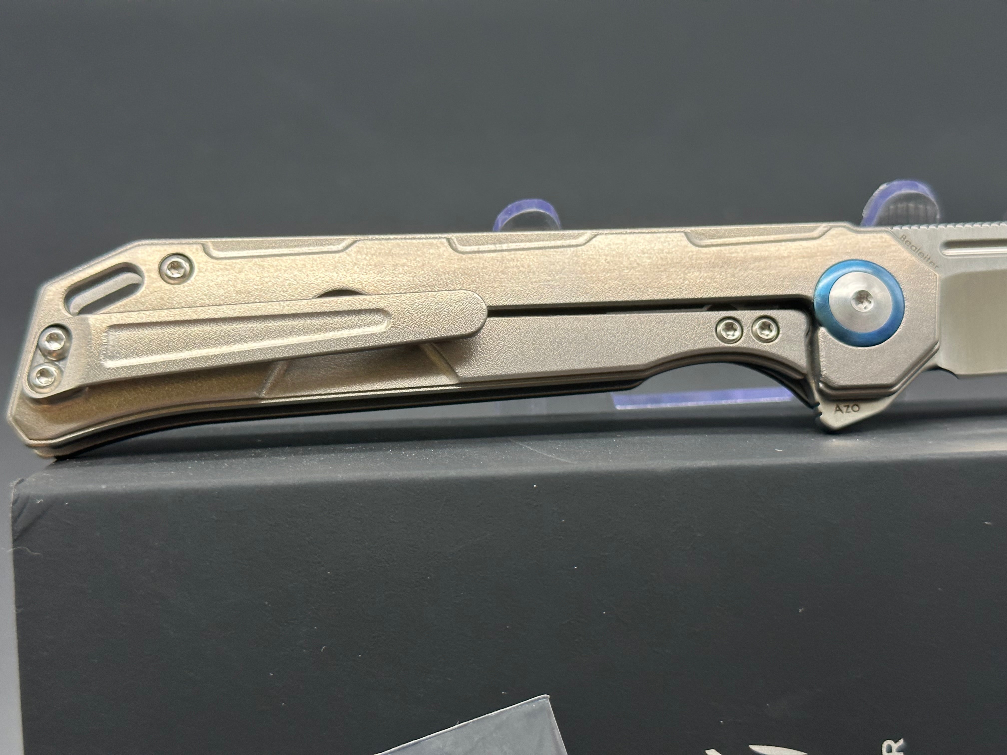 Kizer Begleiter Titanium Folding Pocket Knife - Premium EDC Knife for Outdoor, Camping, Hiking & Everyday Carry