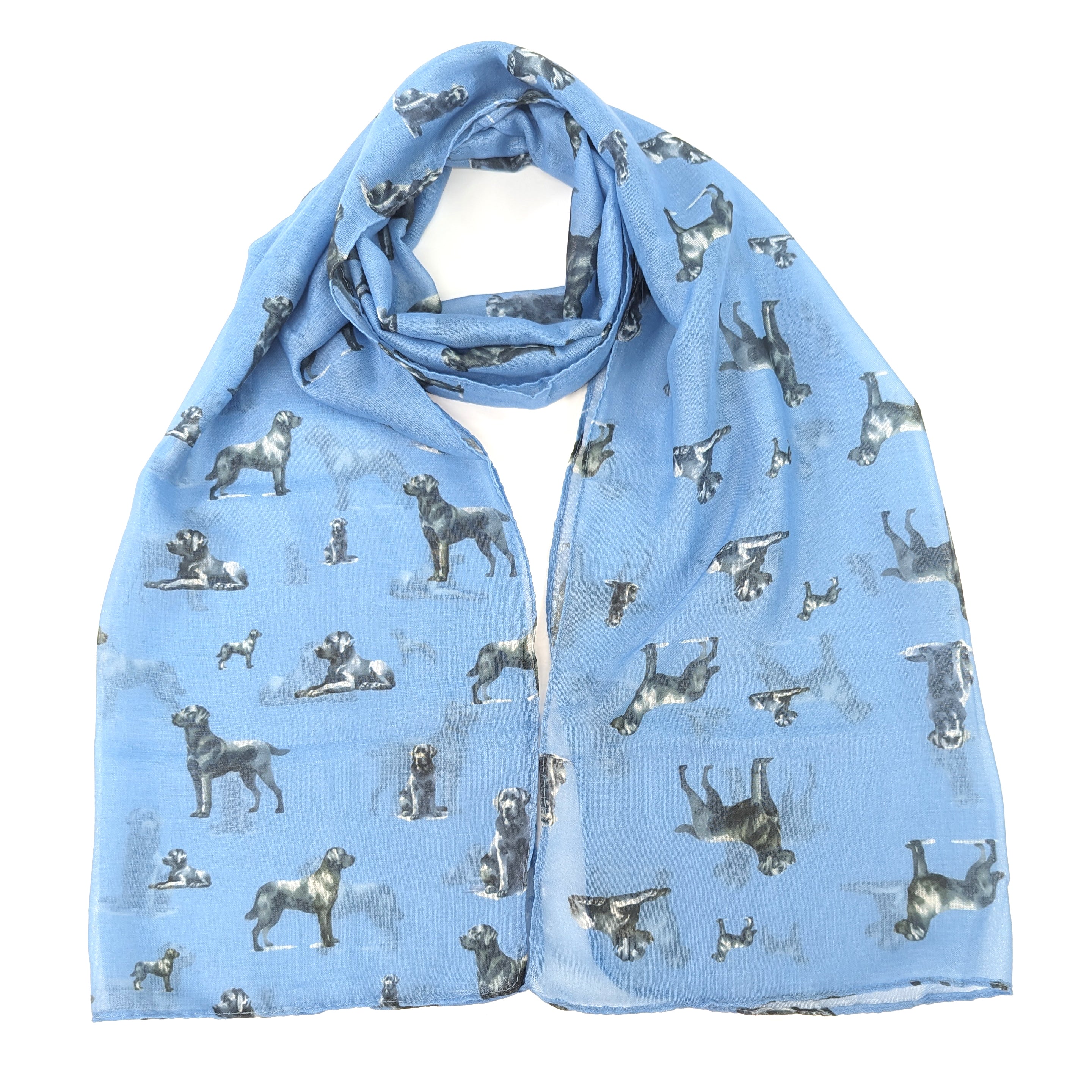Stylish Denim Dog Scarf (50x180cm) - Fashionable Pet Accessory for Small & Medium Dogs - Perfect for Outdoor Walks & Photo Shoots