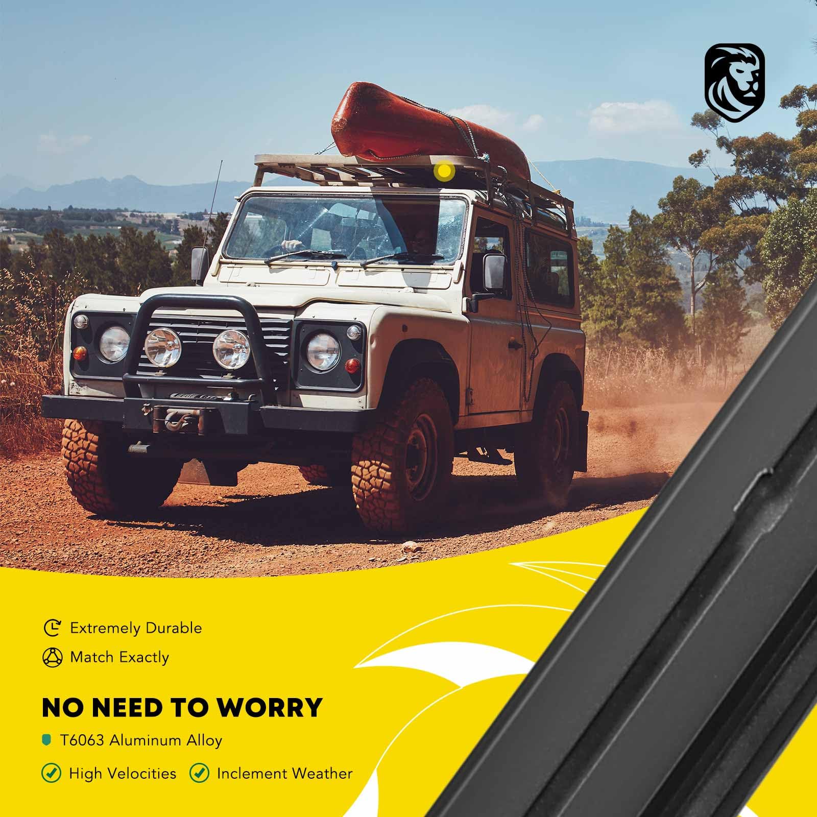 YHTAUTO Heavy-Duty Aluminum Alloy Car Roof Rack Cargo Carrier - Fits Jeep Wrangler JK/JL (2007-2023) & Gladiator (2019-2023) with Hard Top - 200 lbs Capacity - Perfect for Rooftop Tents, Kayaks, Bikes, Snowboards & Outdoor Adventures