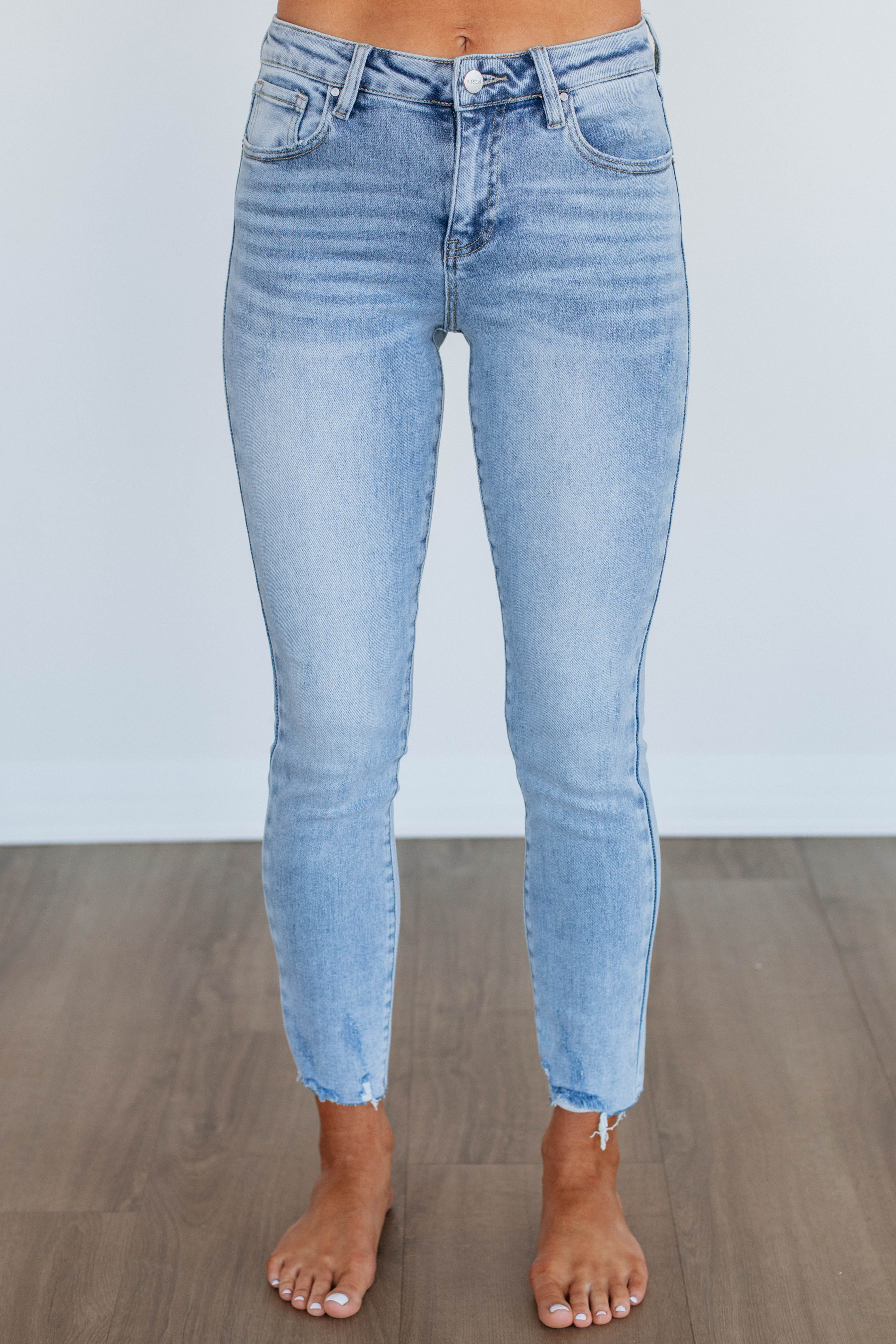 Skylyn Risen High Waist Stretch Skinny Jeans for Women - Comfortable Slim Fit Denim Pants for Everyday Wear, Office & Casual Outings