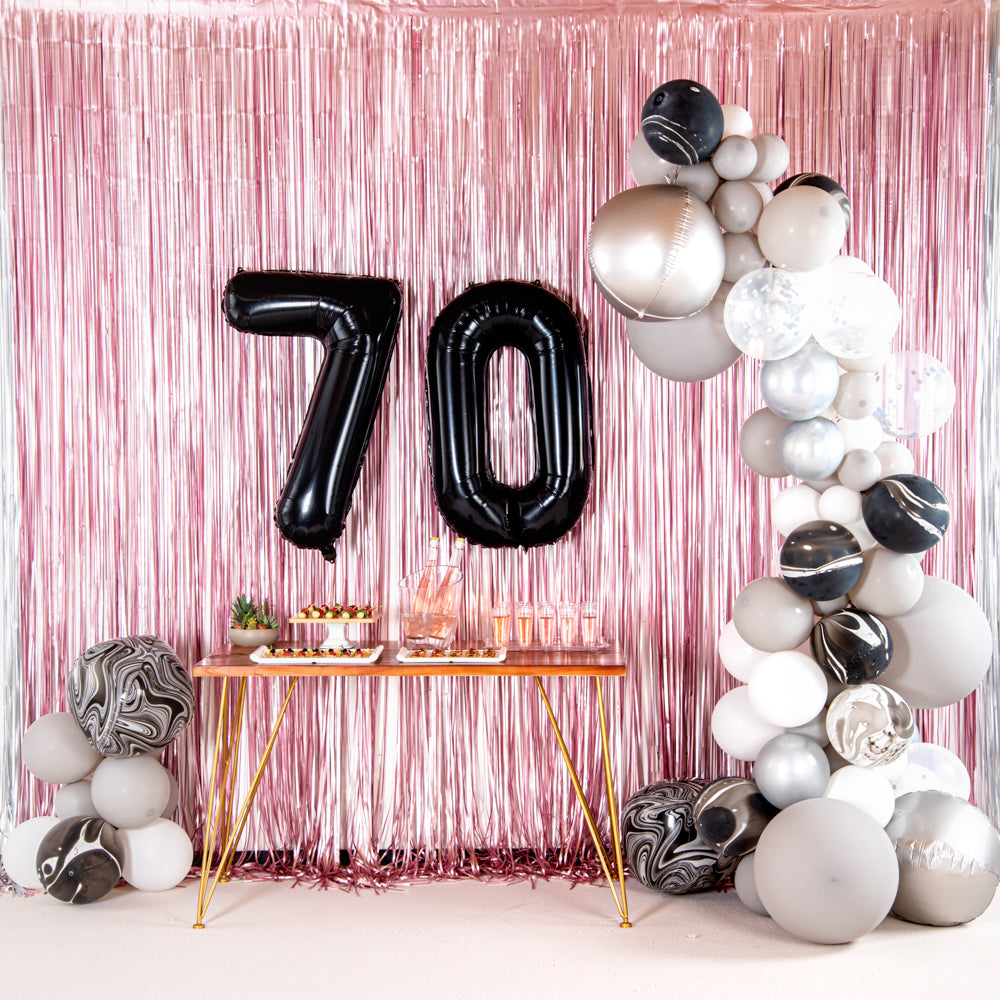Balloonify Black Mylar Number 0 Balloon - 40 Inch Large Foil Balloon for Birthday Parties, Baby Showers & Anniversary Decorations (1 Count)