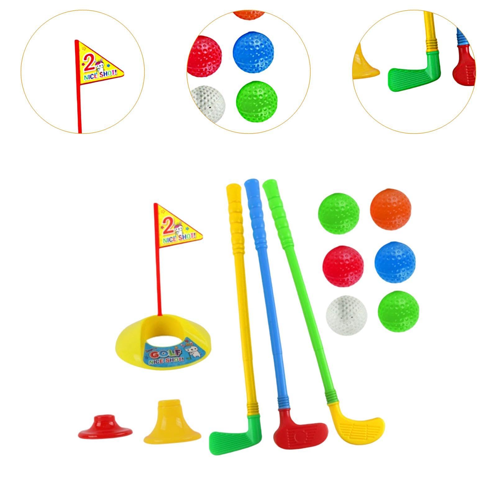 **MagiDeal 13-Piece Kids Golf Set - Toddler Golf Clubs with Training Balls & Carry Bag - Perfect for Backyard, Garden & Indoor Play - Ideal Birthday Gift for Boys & Girls**