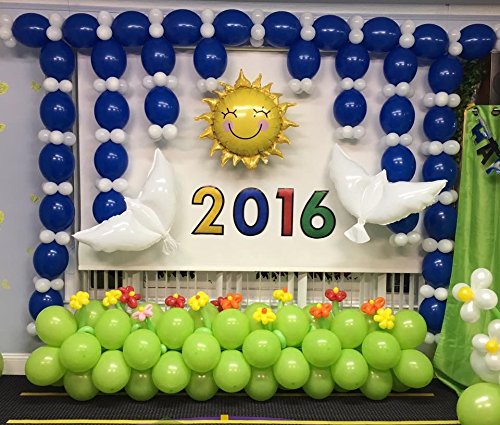 10 Pack Premium White Dove Balloons for Weddings, Parties & Events - High-Quality Latex Balloons for Decorations, Celebrations & Special Occasions
