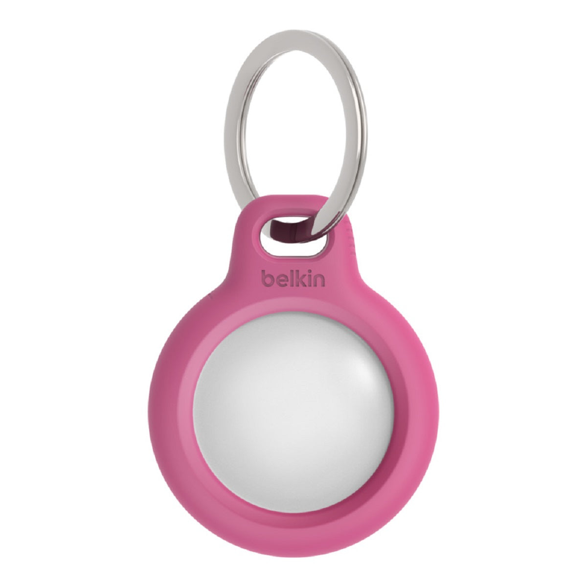 Belkin AirTag Holder with Keychain - Durable Protective Case for Apple AirTag - Perfect for Keys, Bags & Luggage Tracking