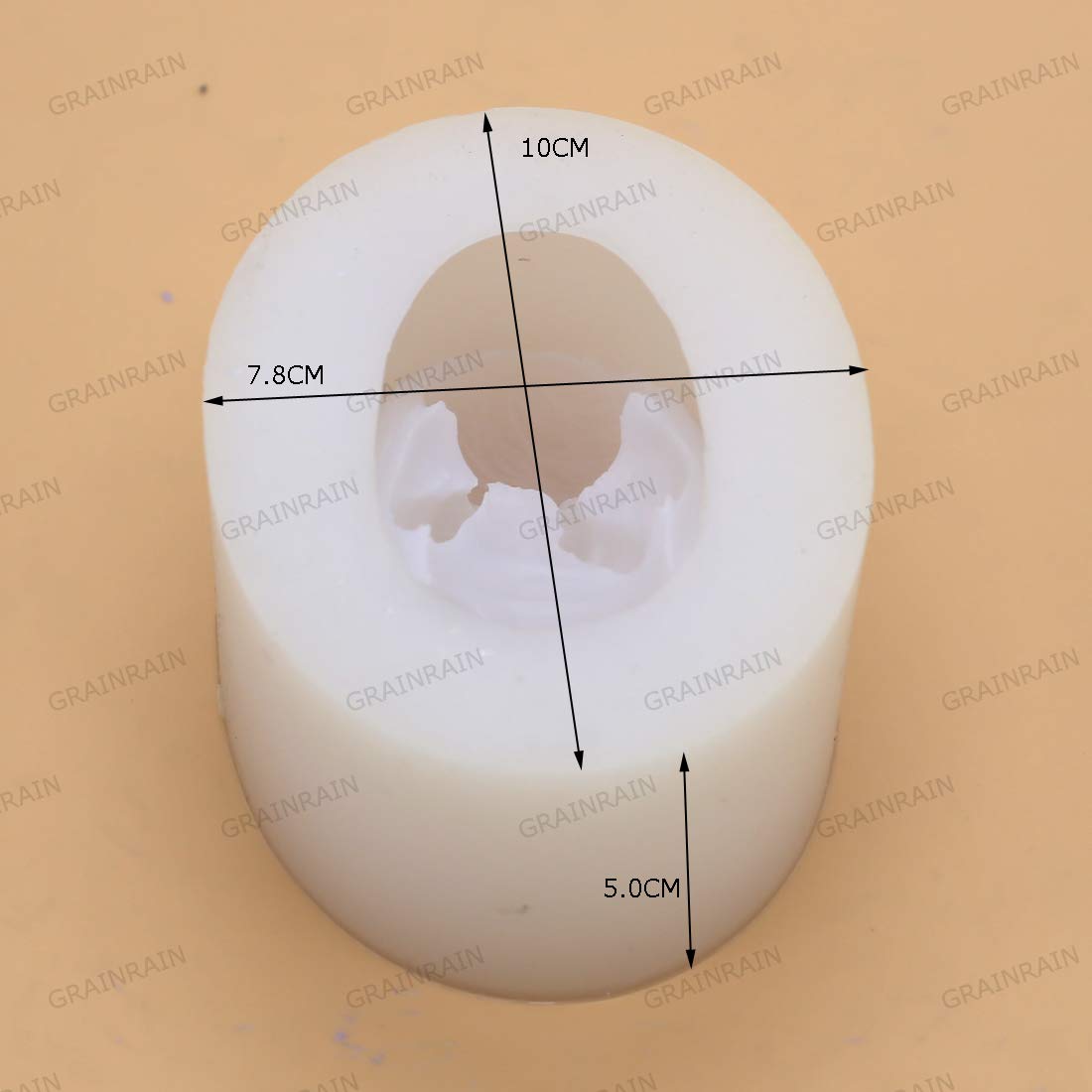 Premium Silicone Soap Molds for DIY Handmade Soap Making - 6 Cavity Craft Art Soap Molds (12168) - Perfect for Homemade Soaps, Wedding Favors, and Bathroom Decor