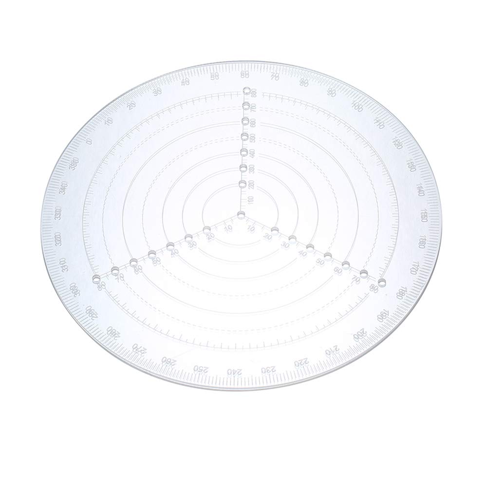 **Clear Acrylic Round Center Finder Compass - Precision Lathe Centering Tool for Wood Turning, Circle Gauge for Drawing Perfect Circles (Various Diameters) - Ideal for Woodworking, Metalworking & DIY Crafts**