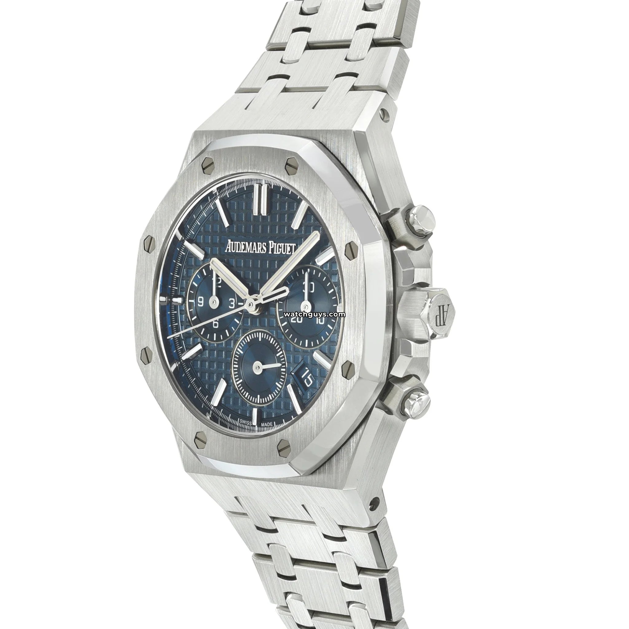 Audemars Piguet Royal Oak Chronograph 26715ST.OO.1356ST.01 Men's Luxury Watch - Stainless Steel, Blue Dial, Swiss Automatic Movement - Perfect for Business, Gifting & Special Occasions
