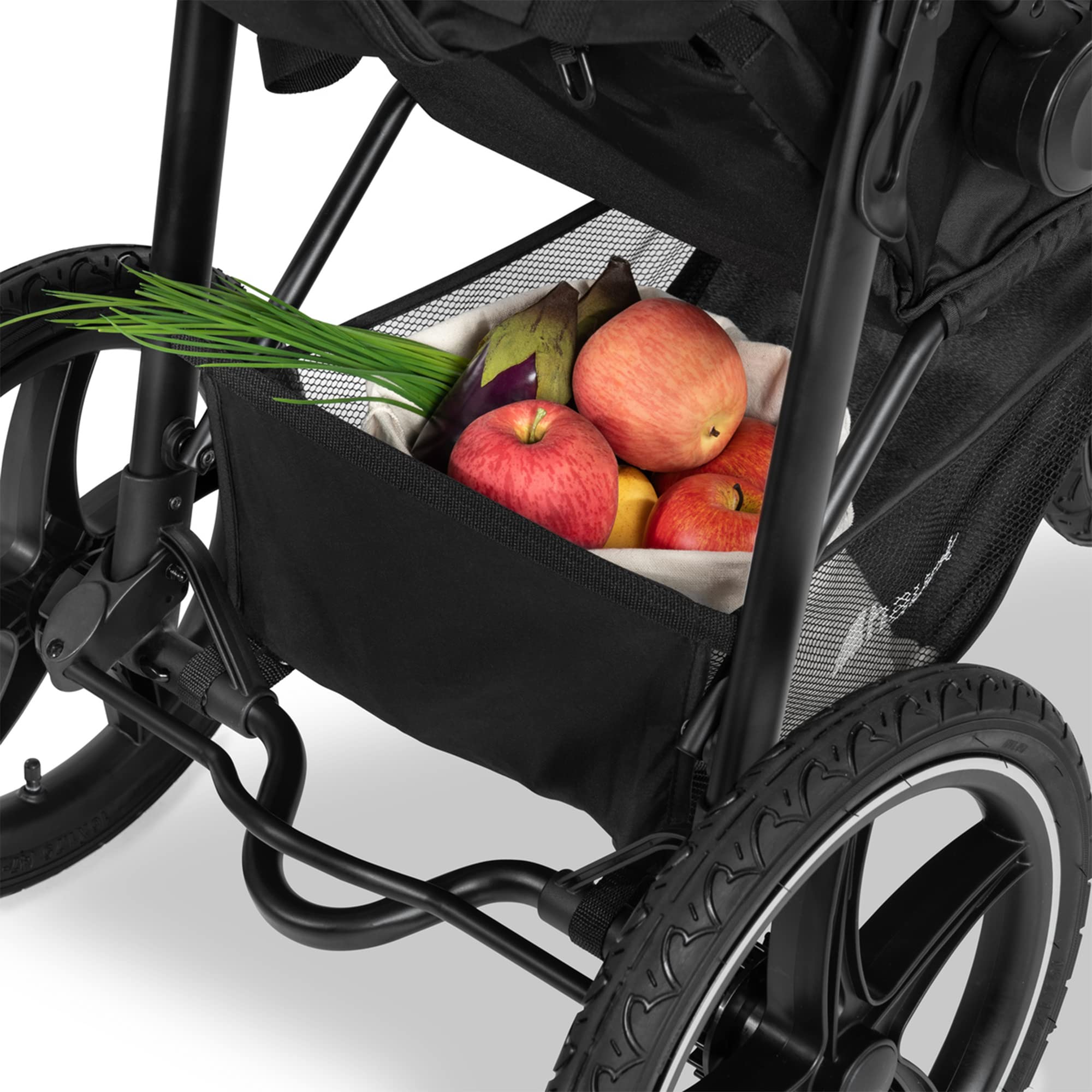 Hauck Runner 2 All-Terrain Jogging Stroller for Baby & Toddler - Lightweight Running Stroller with Shock Absorption (Black) - Perfect for Outdoor Adventures, Park Runs & Active Parents