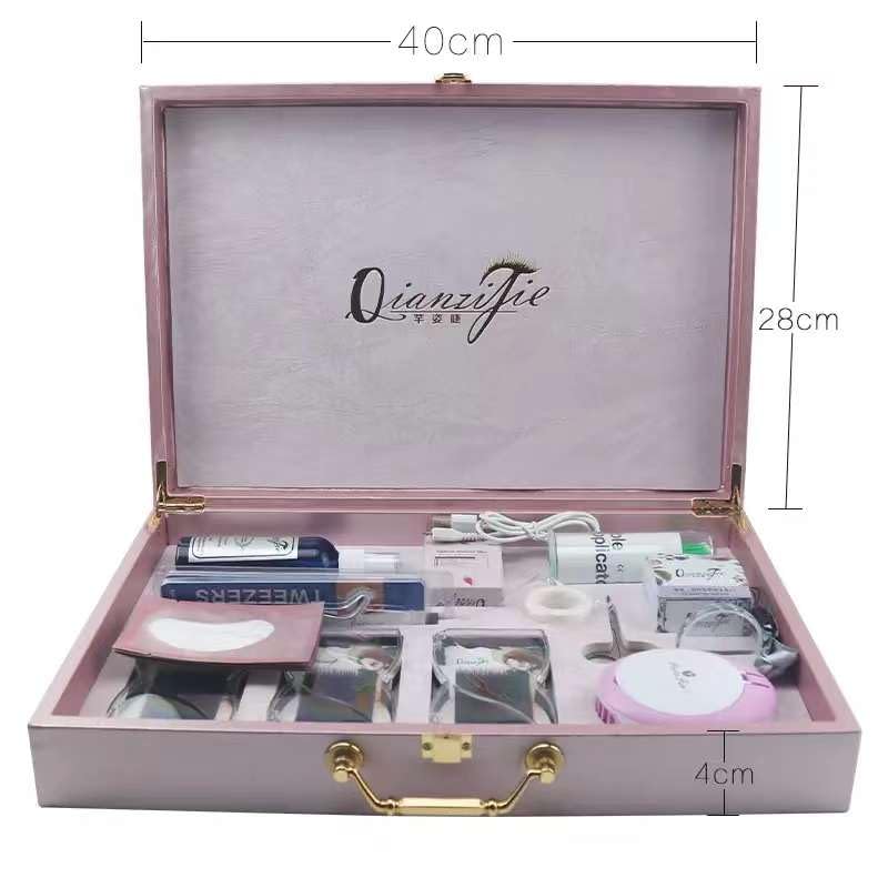 Professional Eyelash Extension Kit - Complete Set with High-Quality Lashes, Glue, Tools & Accessories | Perfect for Salon Professionals & DIY Lash Artists at Home