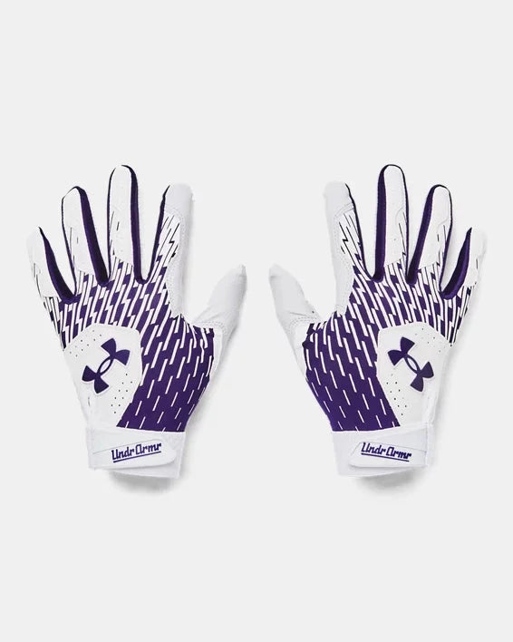 Under Armour Youth Clean Up Batting Gloves for Baseball & Softball - Breathable & Durable Grip (Model 1378766) - Perfect for Training, Games & Practice Sessions