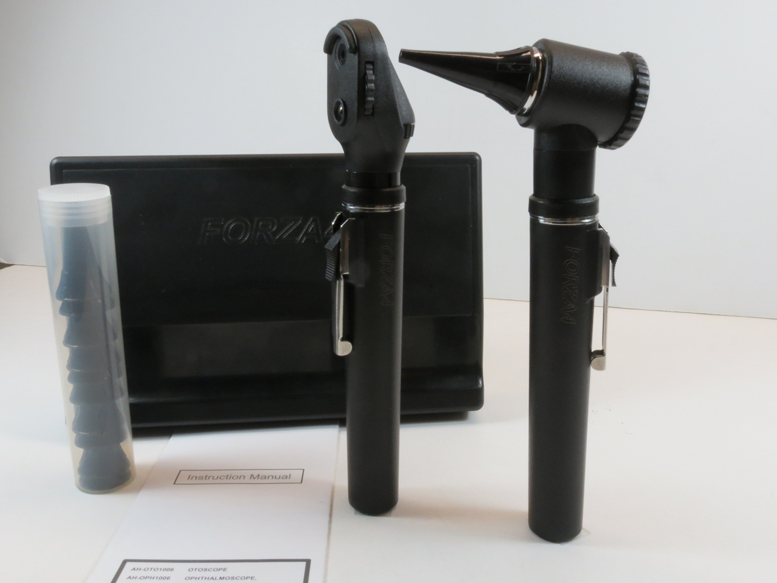 Professional Veterinary Diagnostic Kit - Fiber Optic Ophthalmoscope & Otoscope Set for Small Animal Eye & Ear Exams | Perfect for Vet Clinics, Animal Hospitals & Home Pet Care