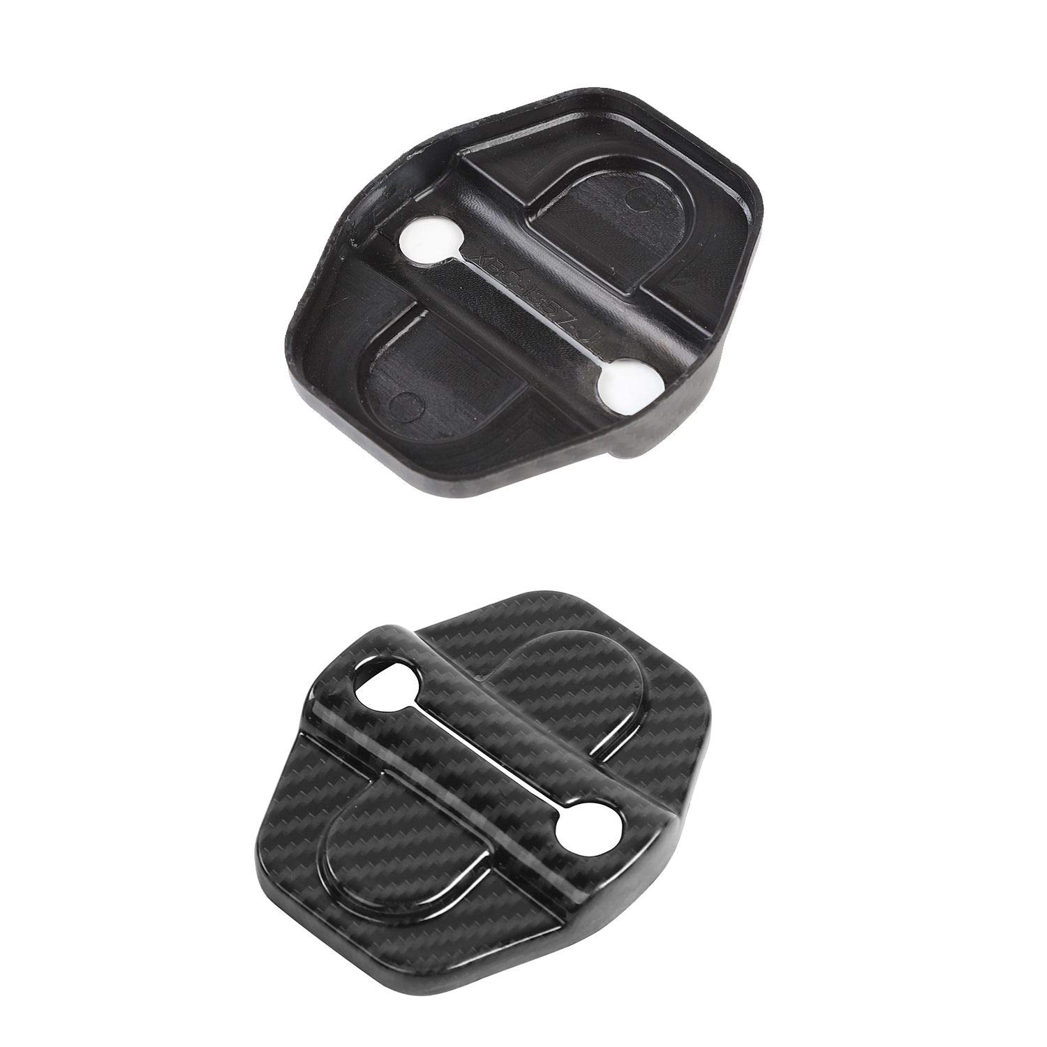 Jeep JL ABS Carbon Fiber Door Lock Covers (6PCS) - Protective Trim for 2018-2024 Jeep Wrangler JL/JLU & Gladiator JT - Durable Exterior Accessories for Off-Road Adventure & Daily Driving