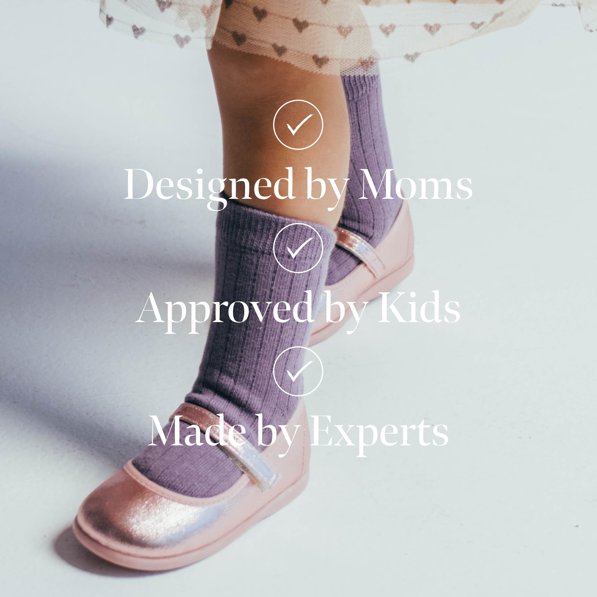 Mary Jane Flats for Girls with Hook and Loop Straps - Comfortable School Shoes, Wedding & Casual Wear in Shimmer Finish - Perfect for Everyday Play, Special Occasions and Dress-Up Outfits