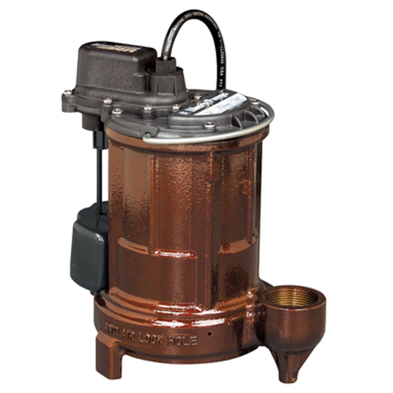 Liberty Pumps 257-2 1/3 HP Cast Iron Submersible Sump Pump with Magnetic Float Switch | 25-Foot Power Cord | Ideal for Basement Flooding, Crawl Space Drainage & Effluent Removal