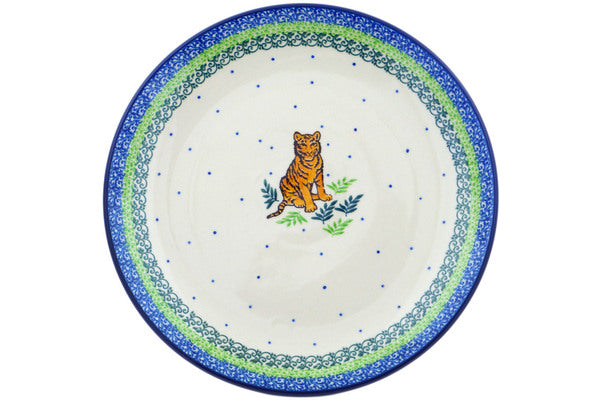 10-Piece Tiger Kingdom Dinner Plate Set - Elegant and Durable Porcelain Plates for Everyday Dining, Parties, and Special Occasions