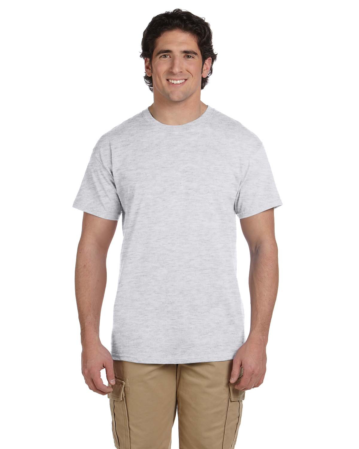 Fruit of the Loom Men's Cotton Crew Neck Undershirts 1-Pack (Assorted Colors) - Soft Comfortable T-Shirts for Everyday Wear, Layering & Workout