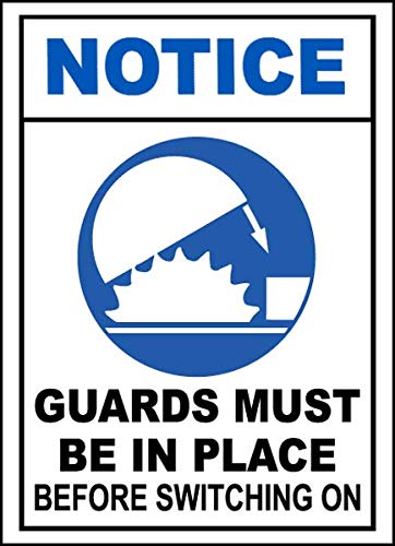 Vinyl Safety & Warning Stickers Bundle - 10 Pack (3.5
