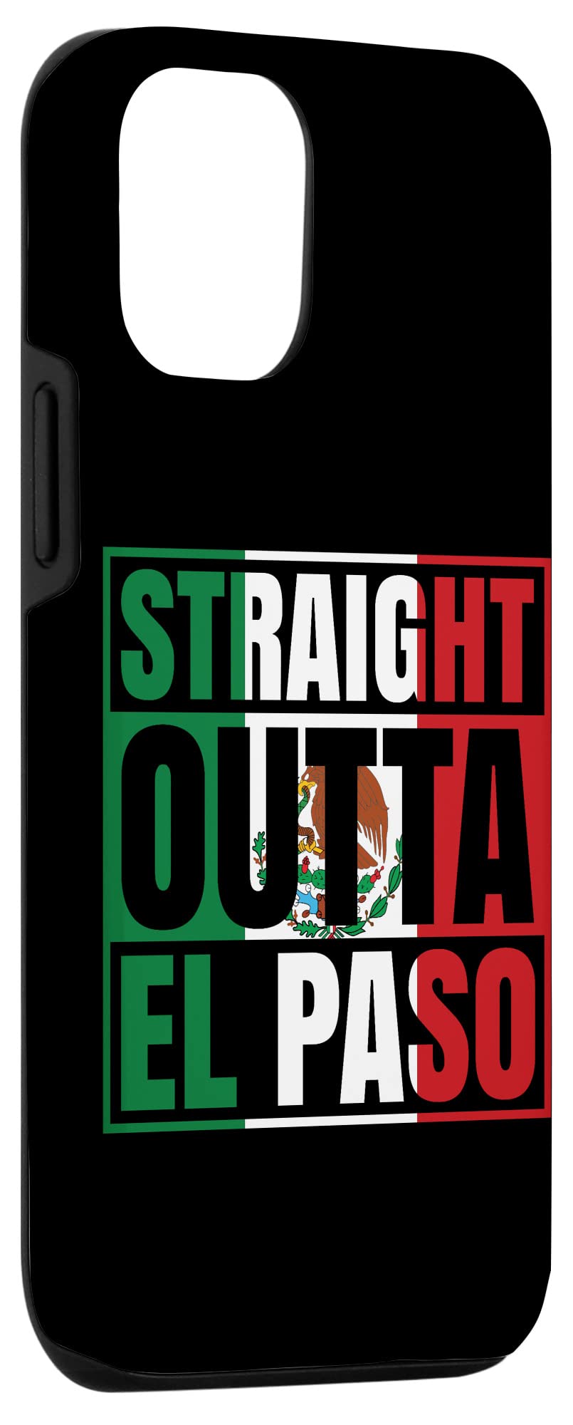 iPhone 12/12 Pro Case - Mexican Flag Design | Chicano Style Phone Cover | Perfect for Chucotown Pride & Cultural Celebration | Durable Protection for Daily Use & Special Occasions