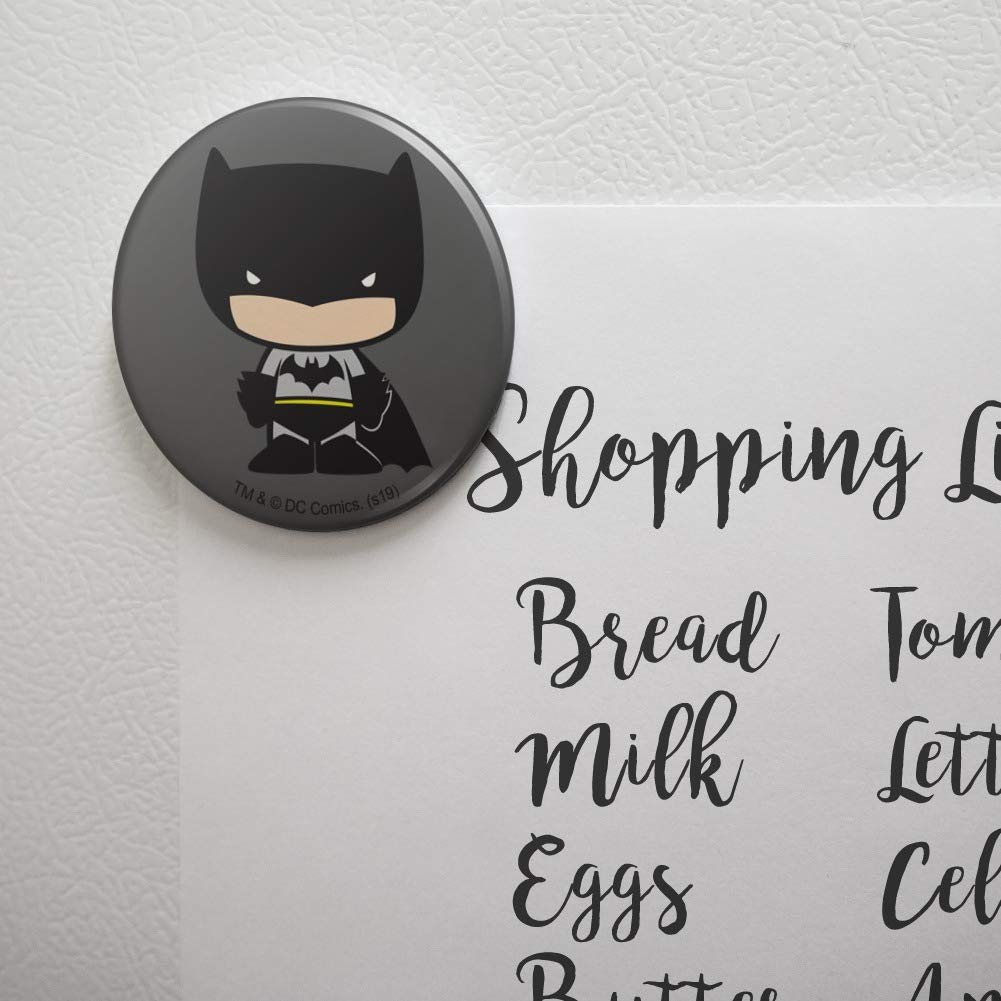 Batman Chibi Character Fridge Magnets - Cute Superhero Refrigerator Magnets for Kitchen, Locker & Office - Perfect for Home Decor, Gifts & Collectibles