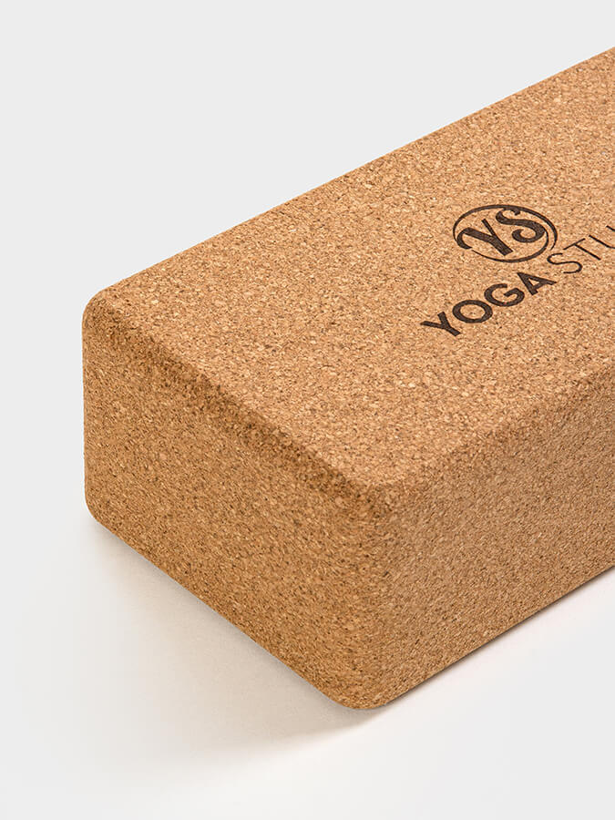 Premium Cork Yoga Block - Non-Slip Eco-Friendly Yoga Brick for Stability & Alignment - Ideal for Yoga, Pilates & Meditation Practice at Home or Studio