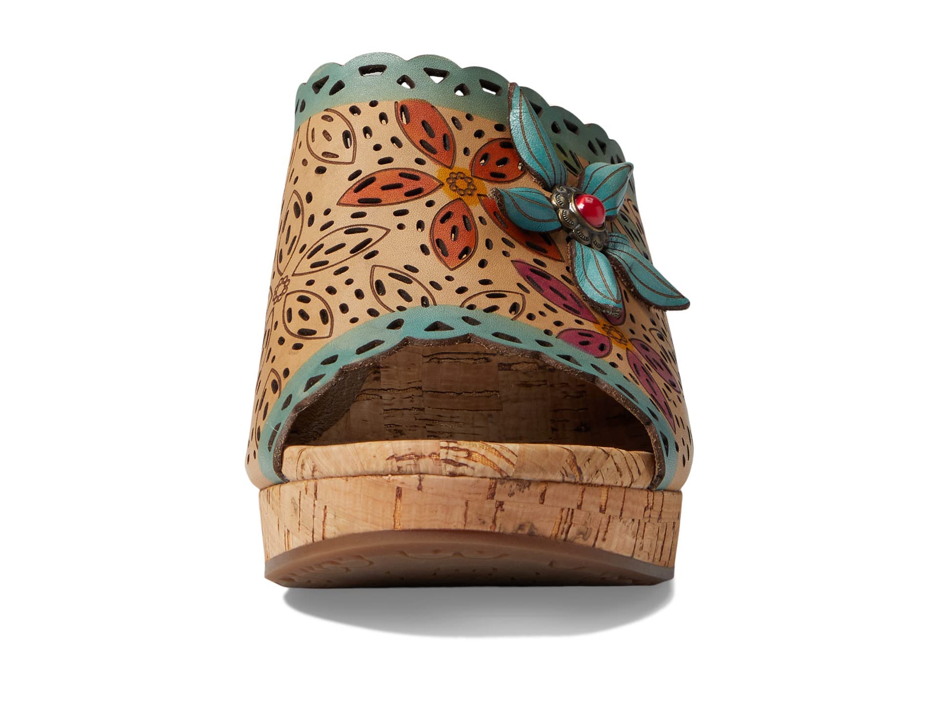 Spring Step L'Artiste Women's Annamaria Comfortable Leather Sandals with Arch Support - Perfect for Summer, Beach, and Casual Outings