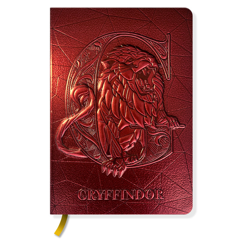 Harry Potter Gryffindor Journal - Leather Bound Notebook for Wizards & Witches | Perfect for Spell Notes, Classwork & Wizarding Adventures
