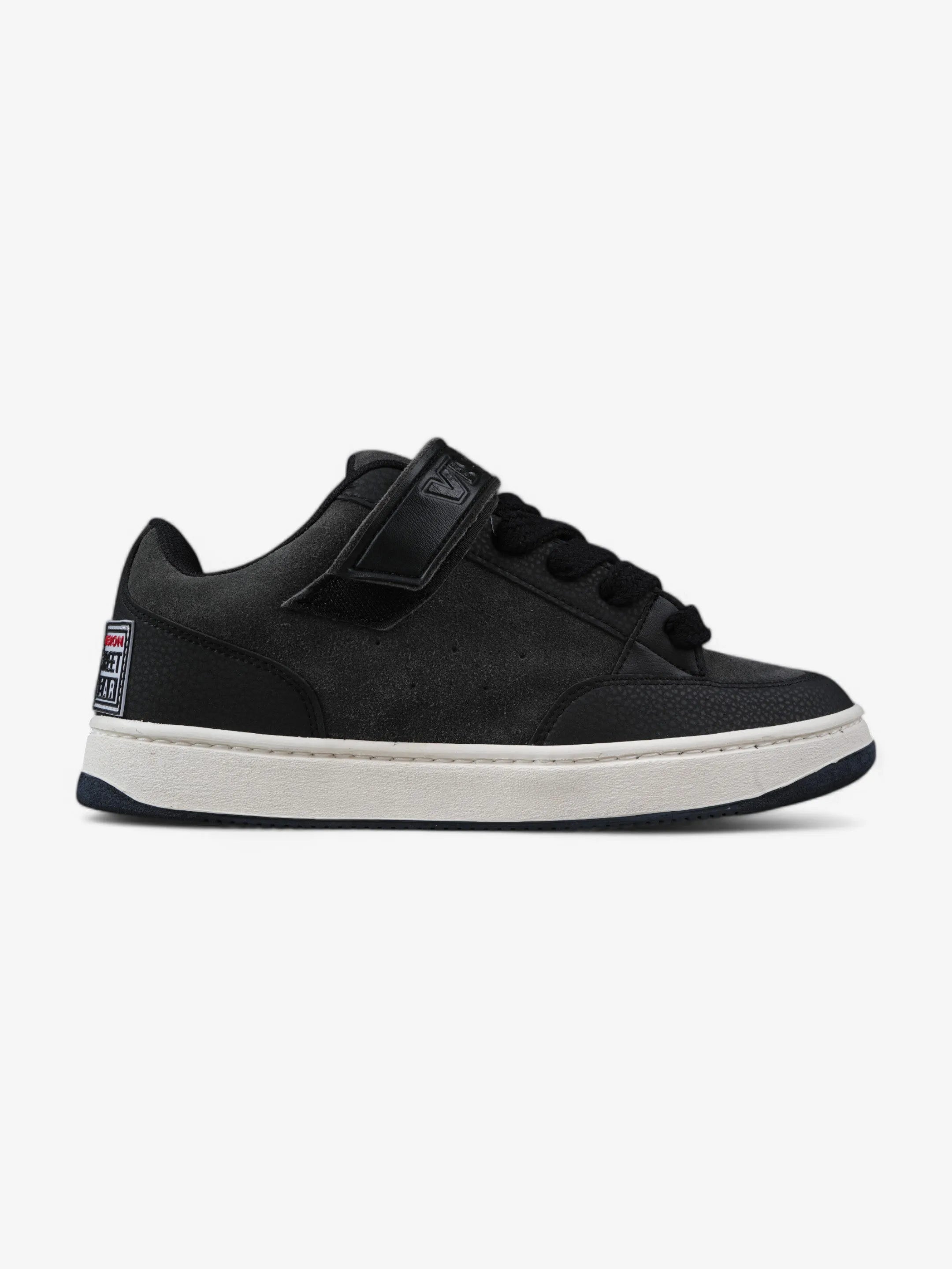 Vision Street Wear MC1400 Low Top Skate Shoes for Men - Black & Grey | Comfortable Sneakers for Skateboarding, Streetwear & Casual Wear