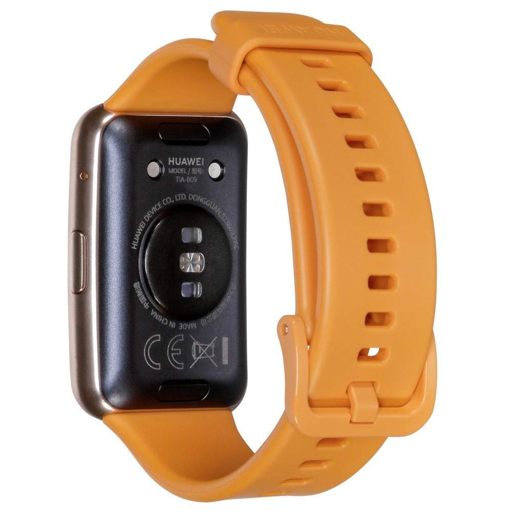 Huawei Watch Fit Smartwatch - Orange Fitness Tracker with Heart Rate Monitor, Sleep Tracking & 10-Day Battery Life - Perfect for Running, Gym Workouts & Daily Activity Tracking