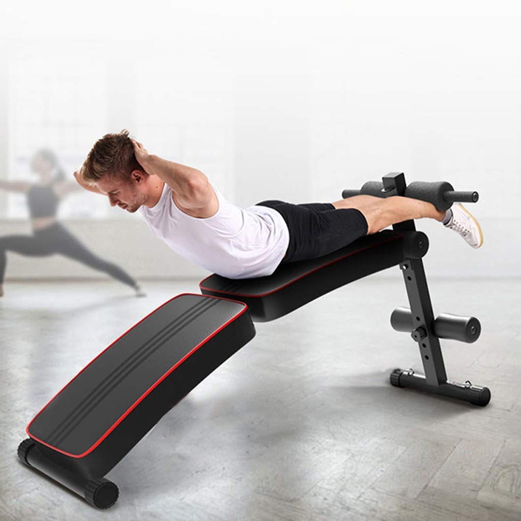 Baodanla Adjustable Weight Bench for Full Body Workout - Foldable Flat/Incline/Decline Bench Press for Home Gym - Durable Exercise Equipment for Strength Training - Perfect for Small Spaces & Home Workouts