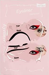 KYNA Transparent Reusable Eyeliner Stickers - Precise Eyelid Stencils for Eye Makeup | Easy to Use Eyeliner Guide for Women & Girls (Pack of 1) | Perfect for Winged Liner, Cat Eye & Everyday Makeup Looks